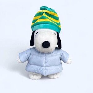Rare RUZ Exclusive Peanuts Christmas Holiday Snoopy In Puffer Jacket Plush 2023